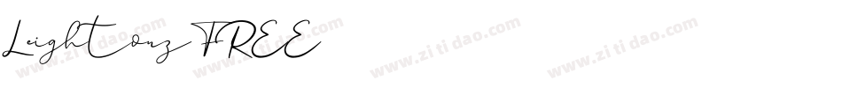 Leightonz FREE字体转换